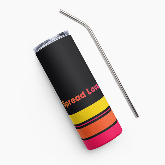 Retro Stripe Sunrise - SS Tumbler