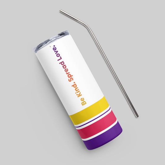 Retro Stripe Sunset - SS Tumbler