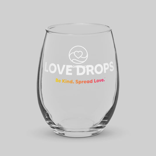 Spread Love - Stemless Wine Glass